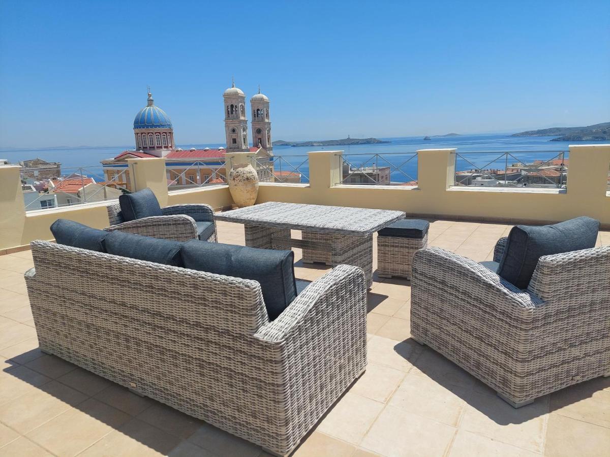 Hermes Penthouse Ermoupoli Exteriör bild